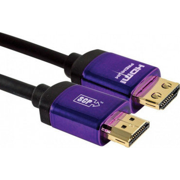SCP Premium HDMI kaapeli 4,5m 4K60 4:4:4 | Porin Konttorikone Oy