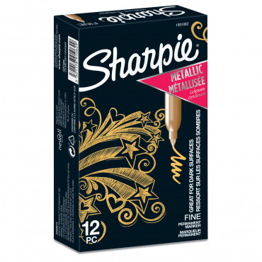 Sharpie Permanent Marker Metallic 1,4 mm kulta | Porin Konttorikone Oy