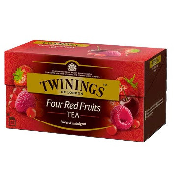 Tee Twinings Four Red Fruits 25 x 2 g | Porin Konttorikone Oy
