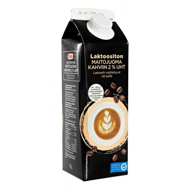 Menu maitojuoma kahviin 2 % 1 LUHT lton | Porin Konttorikone Oy
