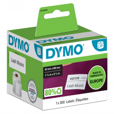 Dymo Labelwriter pieni nimikorttitarra 41 x 89 mm | Porin Konttorikone Oy