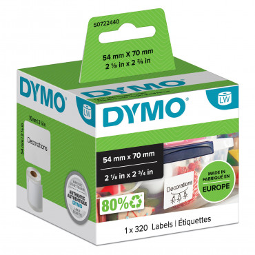 Dymo LabelWriter yleistarrat 70 x 54 mm | Porin Konttorikone Oy