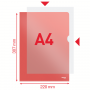 Esselte muovitasku A4 115 my punainen (100) | Porin Konttorikone Oy