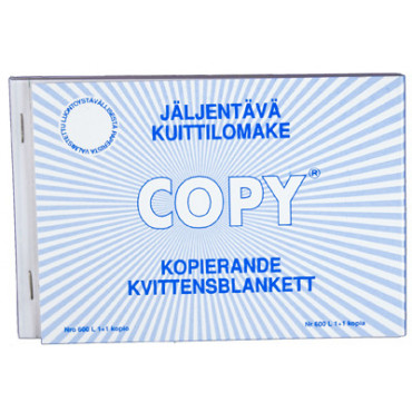 Copy kuittilomake  A6/100 vaaka jäljentävä | Porin Konttorikone Oy