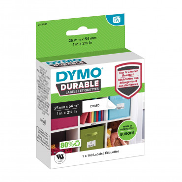 Dymo LabelWriter Durable kestotarrat 25 x 54 mm | Porin Konttorikone Oy
