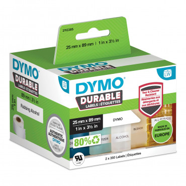 Dymo LabelWriter Durable kestotarrat 25 x 89 mm | Porin Konttorikone Oy