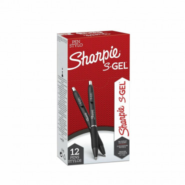 Sharpie S-Gel geelikynä 0,7 mm musta | Porin Konttorikone Oy