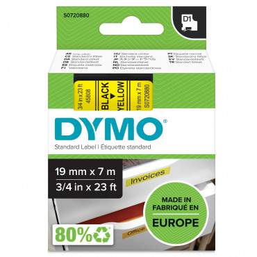 Dymo D1 tarrateippi 19 mm mu/ke | Porin Konttorikone Oy