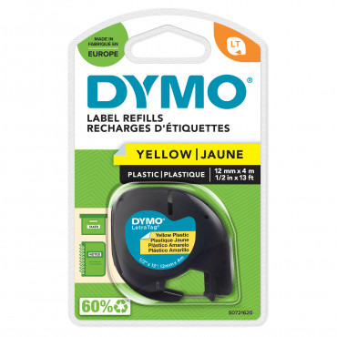 Dymo LetraTag teippi 12 mm x 4 m mu/ke | Porin Konttorikone Oy