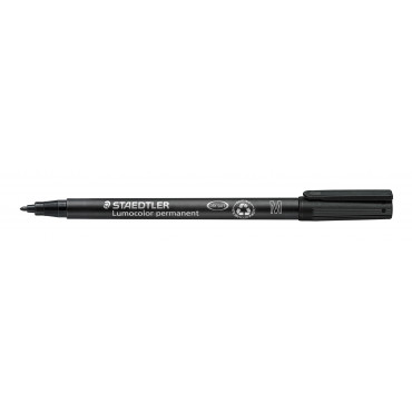 Staedtler Lumocolor M317 musta 1,0 mm | Porin Konttorikone Oy