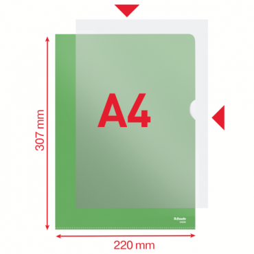 Esselte muovitasku A4 115 my vihreä (100) | Porin Konttorikone Oy