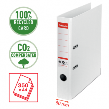 Esselte CO2 neutral mappi No.1 A4 50 mm valkoinen | Porin Konttorikone Oy