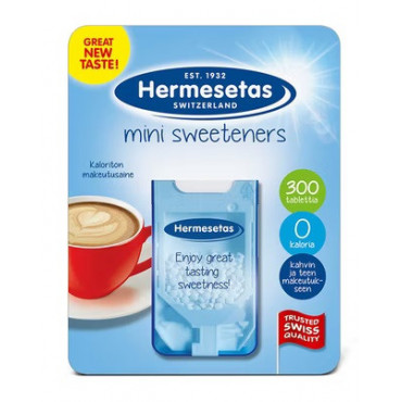 Hermesetas Mini Sweeteners 300 makeutusaine | Porin Konttorikone Oy