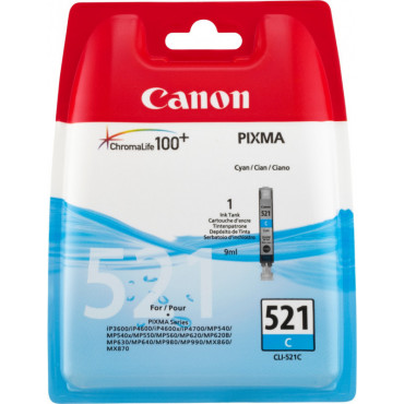 Canon CLI-521c mustepatruuna 9 ml sininen | Porin Konttorikone Oy