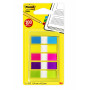 Post-It Index teippimerkki 683-5cb ½-tuumaa leveä 5 väriä 12 x 43 mm | Porin Konttorikone Oy