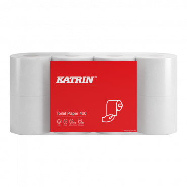 Katrin Wc-paperi 400 valkoinen | Porin Konttorikone Oy