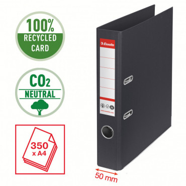 Esselte CO2 neutral mappi No.1 A4 50 mm musta | Porin Konttorikone Oy