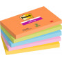 Post-it 655 Super Sticky Boost värilajitelma 76 x 127 mm (5) | Porin Konttorikone Oy