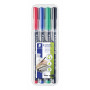 Staedtler Lumocolor M317 medium 4 värin sarja 1,0 mm | Porin Konttorikone Oy