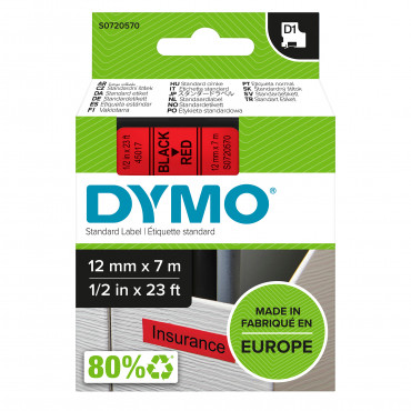 Dymo D1 tarrateippi 12 mm mu/pu | Porin Konttorikone Oy