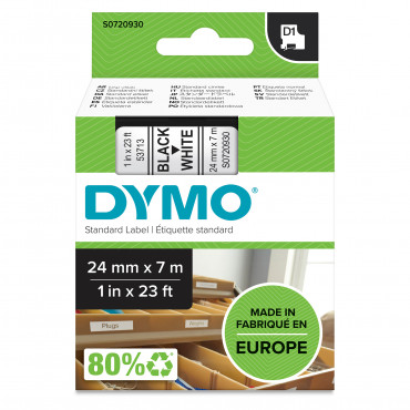 Dymo D1 tarrateippi 24 mm mu/va | Porin Konttorikone Oy