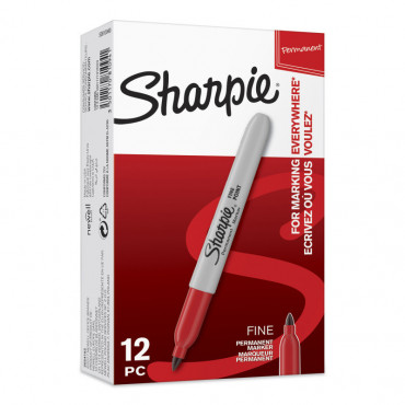 Sharpie huopakynä Fine punainen | Porin Konttorikone Oy