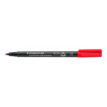 Staedtler Lumocolor M317 punainen 1,0 mm | Porin Konttorikone Oy