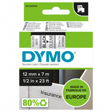 Dymo D1 tarrateippi 12 mm mu/ki | Porin Konttorikone Oy