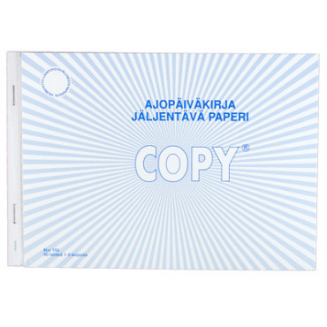 Copy ajopäiväkirja A5/50 vaaka jäljentävä | Porin Konttorikone Oy