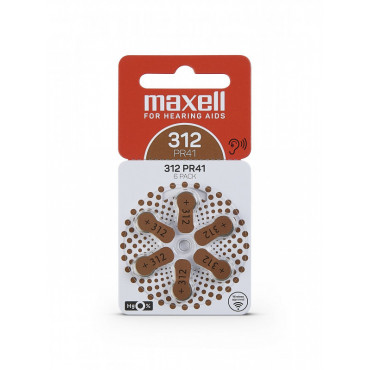 Maxell 312 kuulokojeparisto 6-pack | Porin Konttorikone Oy