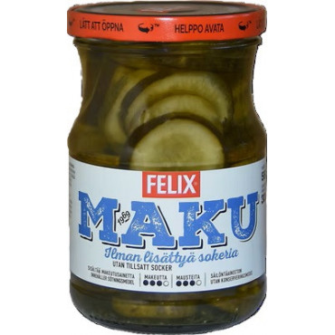 Felix Maku viipalekurkku mausteliemessä 560g/300g | Porin Konttorikone Oy