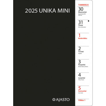 Unika mini, musta | Porin Konttorikone Oy