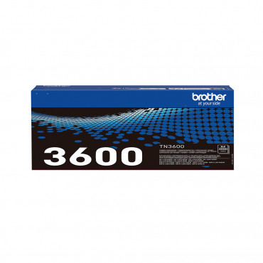 Brother TN-3600 musta laservärikasetti | Porin Konttorikone Oy