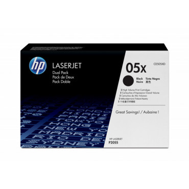 HP CE505XD värikasetti musta (2-pack) HP CE505XD värikasetti musta (2-pack) | Porin Konttorikone Oy
