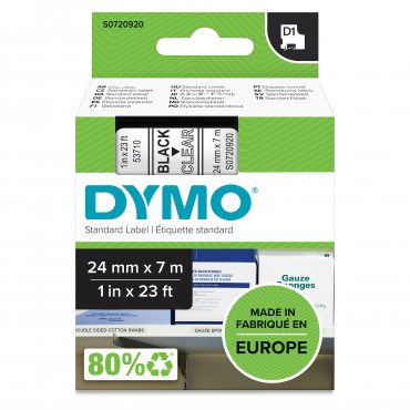 Dymo D1 tarrateippi 24 mm mu/ki Dymo D1 tarrateippi 24 mm mu/ki | Porin Konttorikone Oy
