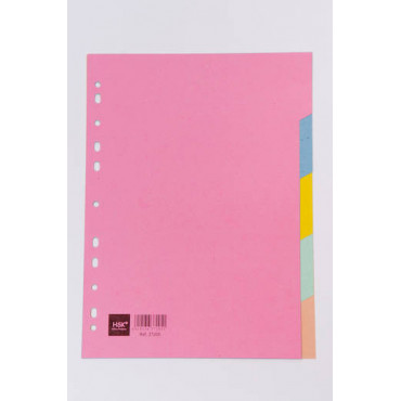 Kartonkirekisteri 5-os. A4 värillinen Kartonkirekisteri 5-os. A4 värillinen | Porin Konttorikone Oy