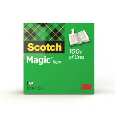 Scotch Magic 810 näkymätön teippi 19 mm x 33 m Scotch Magic 810 näkymätön teippi 19 mm x 33 m | Porin Konttorikone Oy