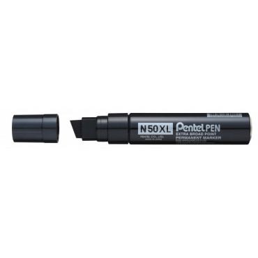Pentel huopakynä N50XL musta viisto Pentel huopakynä N50XL musta viisto | Porin Konttorikone Oy