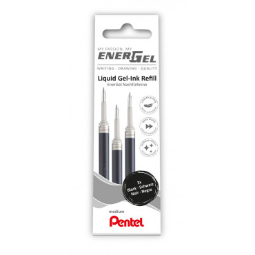 Pentel vaihtosäiliö Energel 0,7 3 kpl musta Pentel vaihtosäiliö Energel 0,7 3 kpl musta | Porin Konttorikone Oy