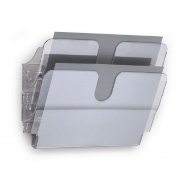 Durable Flexiplus seinäteline 2/A4 vaaka kirkas Durable Flexiplus seinäteline 2/A4 vaaka kirkas | Porin Konttorikone Oy