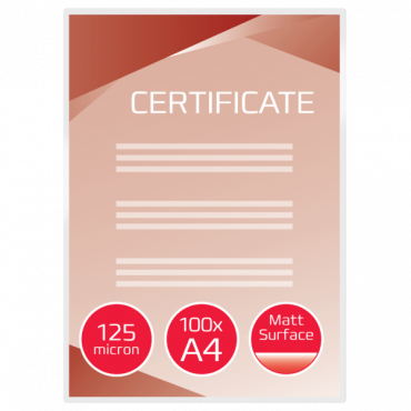 GBC laminointitasku A4 2x125mic matta (100) GBC laminointitasku A4 2x125mic matta (100) | Porin Konttorikone Oy