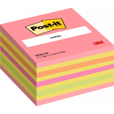 Post-it 2028 viestilappukuutio pinkki neon 76 x 76 mm Post-it 2028 viestilappukuutio pinkki neon 76 x 76 mm | Porin Konttorikone Oy