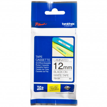 Brother tarranauhakasetti 12 mm mu/va strong Brother tarranauhakasetti 12 mm mu/va strong | Porin Konttorikone Oy