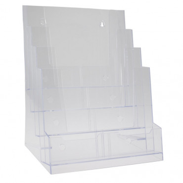 Esiteteline 4-osainen A4 pöytämalli Esiteteline 4-osainen A4 pöytämalli | Porin Konttorikone Oy