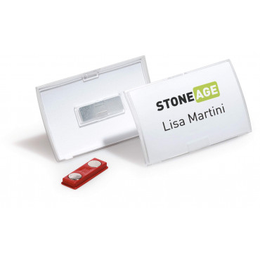 Durable Click Fold Magnet 90x54 nimikorttitasku (10) Durable Click Fold Magnet 90x54 nimikorttitasku (10) | Porin Konttorikone Oy