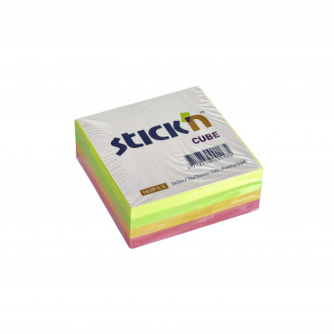 Stick′n viestikuutio 76 x 76 mm /320 neonväri Stick′n viestikuutio 76 x 76 mm /320 neonväri | Porin Konttorikone Oy