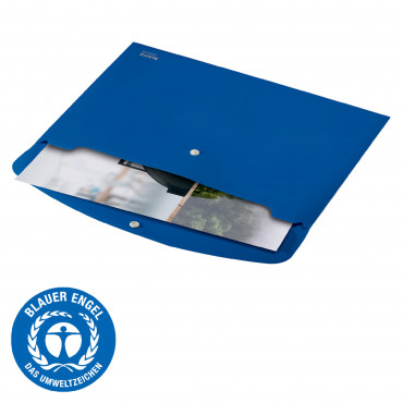 Leitz Recycle asiakirjatasku A4 PP sininen Leitz Recycle asiakirjatasku A4 PP sininen | Porin Konttorikone Oy