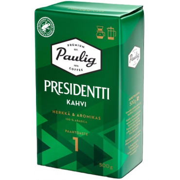 Kahvi Presidentti 500 g suodatinjauhatus Kahvi Presidentti 500 g suodatinjauhatus | Porin Konttorikone Oy