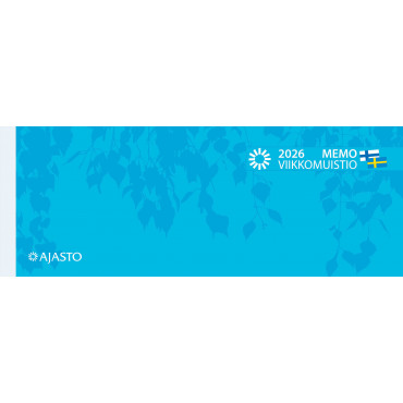 Memo-viikkomuistio, sininen | Porin Konttorikone Oy