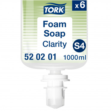 Tork kirkas vaahtosaippua 1000 ml S4 (6) | Porin Konttorikone Oy